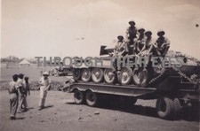 3 Original WW2 Photos Tank recovery Diamond T truck India
