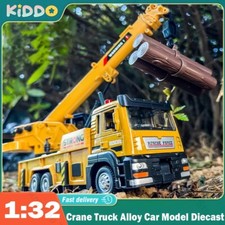 Crane Truck Toy Metal Cab