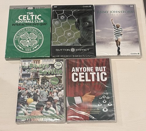 Glasgow celtic dvd job lot - glasgow,