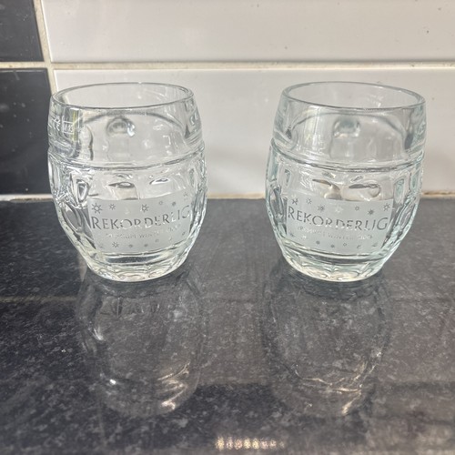 Breweriana glass tankard x2 - breweriana,