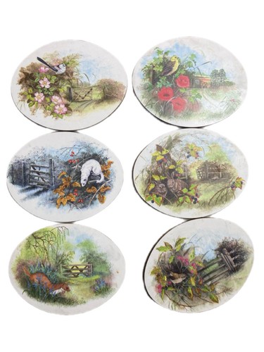 Vintage kelsey oval bird - oval,