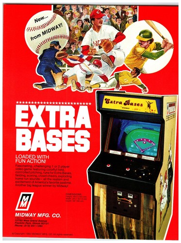 Midway extra bases arcade - arcade, game