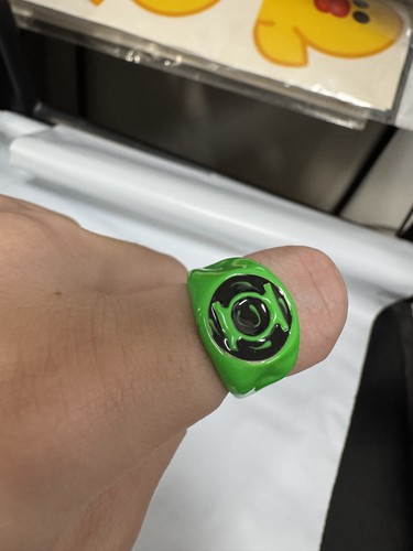 Green lantern power ring - green,