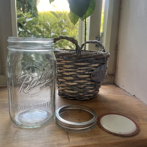 Ball mason litre jar - jar, wide