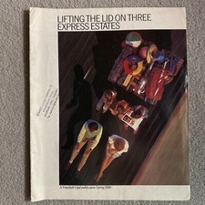 Vauxhall Estate Range 1984 UK Market Sales Brochure Astra Cavalier Carlton