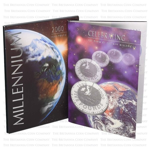 2000 millennium five pound - millennium,