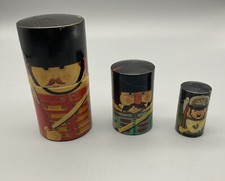 SET OF 3 RUSSIAN WOODEN