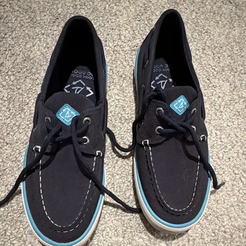 Sperry men blue canvas - men's,