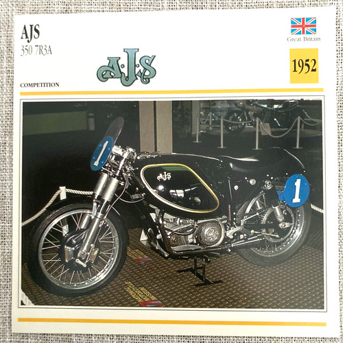 Ajs 350 7r3a competition 1952 - ajs,