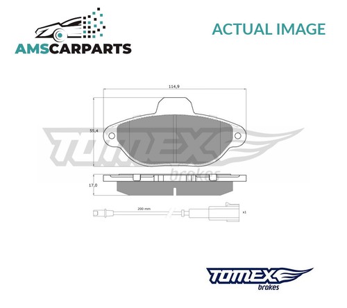 Brake pads set braking - pads,
