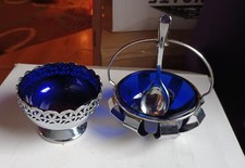 Vintage Colbolt Blue Glass