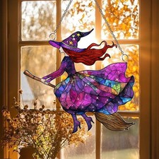 Witch on Broom Acrylic