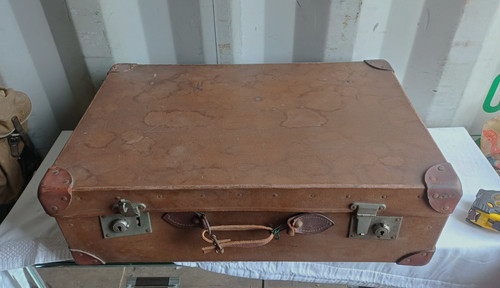 Vintage retro brown - brown, leather