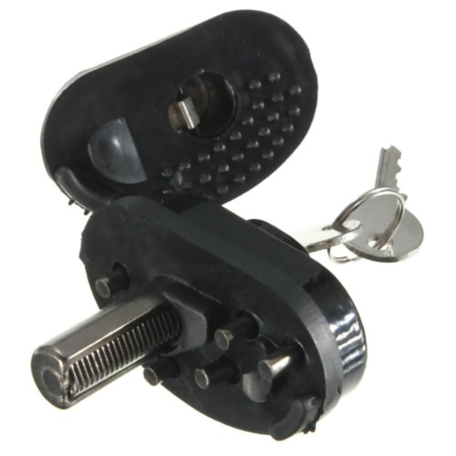 Black metal key gun trigger - black,