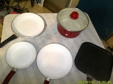 MISC. USED RED COOKWARE