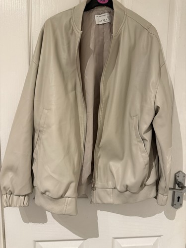 Beige faux leather - faux,