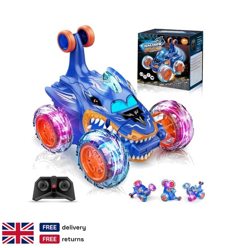 Remote control shark car led - car,