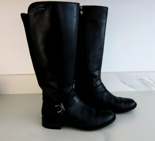 Clarks goretex black - black, leather