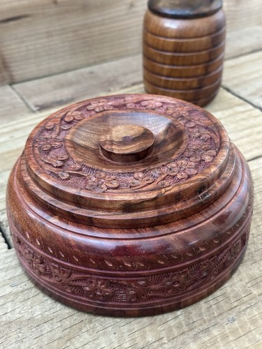 Handcrafted wooden spice box - handcrafted,