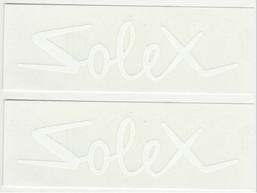 Stickers white solex - stickers,