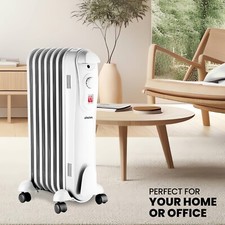 Schallen Portable Electric Slim Oil Filled Radiator Heater Low Cost Home Heating