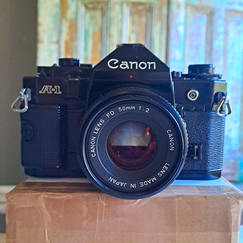 Canon 35mm slr film - canon, a-1