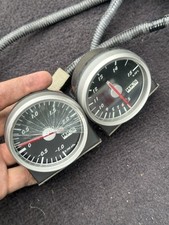 HKS Mechanical vacuum gauge and Peak/Warn EGT Exhaust Gas Temperature Gauge