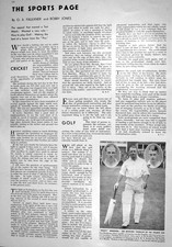 Old 1930 Bogey Don Bradman