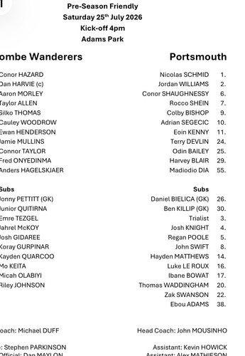 Wycombe portsmouth july - v,
