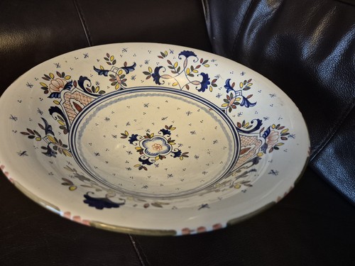 Hand painted cobalt blue - hand-painted,