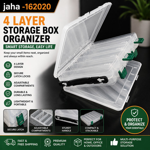 Fishing lure box double - lure, sided
