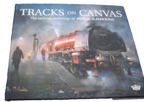 Hardback book tracks - on, canvas