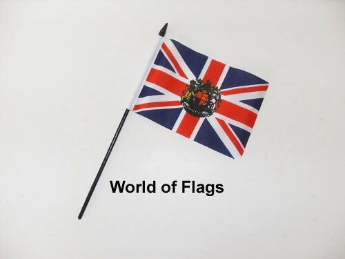 Union jack with royal - royal, crest
