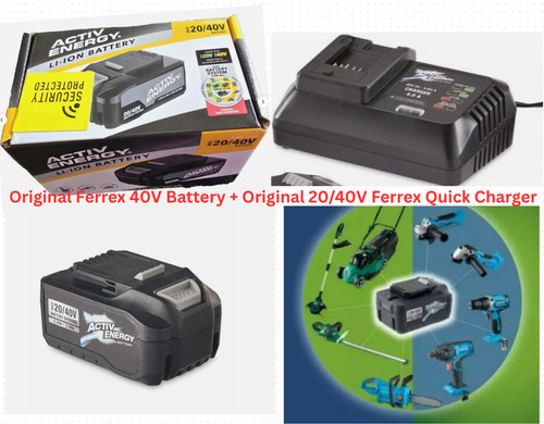 Ferrex 40v ion 5ah - 40v, li-ion