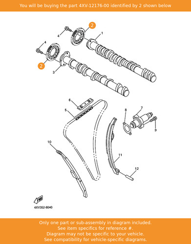 Yamaha sprocket cam - sprocket,,