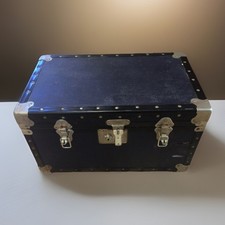 Small vintage steamer trunk - vintage,