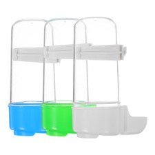  3 Pcs Water Dispenser for Birds Parrot Feeder Cage Automatic Feeders Parakeets