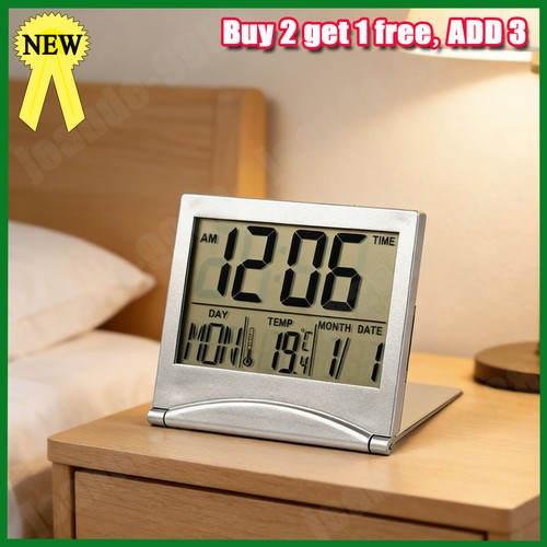 Desk top clock - top, foldable