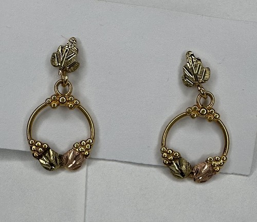 Black hills gold earrings - gold,
