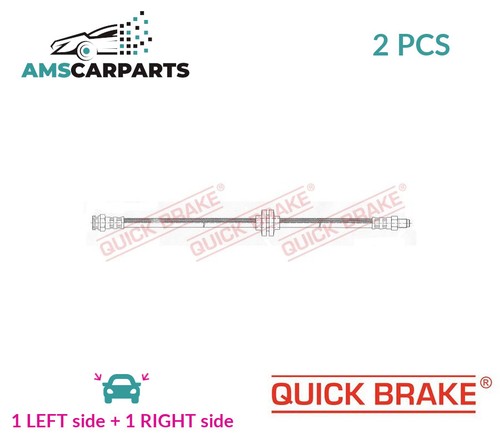 Brake hose line pipe - hose,