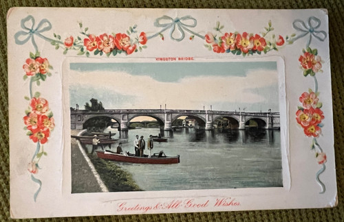 Antique postcard kingston - antique,