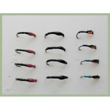 Barbless Buzzers, Trout Flies, 12 Pack Blakestone, Flexi and Redhead, Mixed size