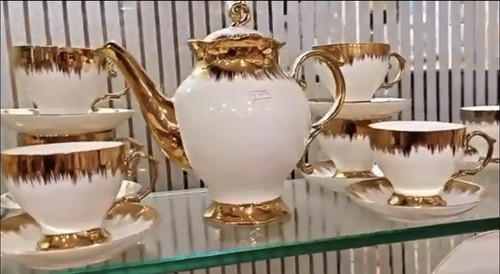 Luxury turkish tea - set, cups