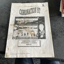 JPM Coronation Street quiz game Operations & service manual Fruit Machine  