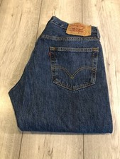 MENS LEVIS 501 JEANS 34 inch WAIST X 36 inch LEG BLUE