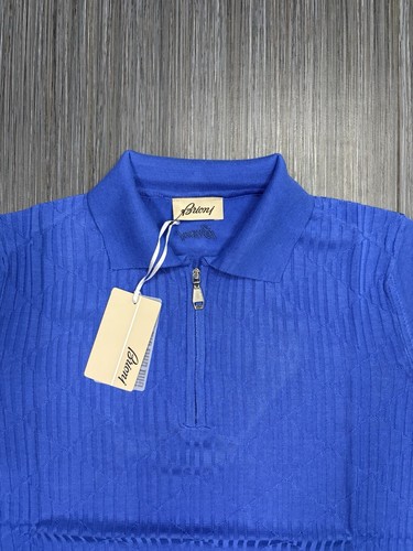 Brioni men shirt royal - , t