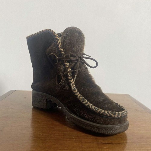 Vintage italian dark brown - dark,