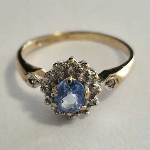 Samuel 9ct yellow gold blue - h,