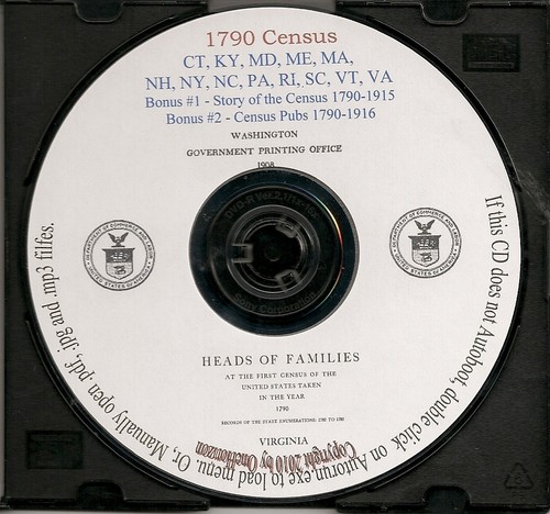 1790 census complete - cd, 13