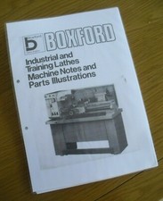 1970s Boxford Training Lathes Machine Notes & Parts Manual Booklet